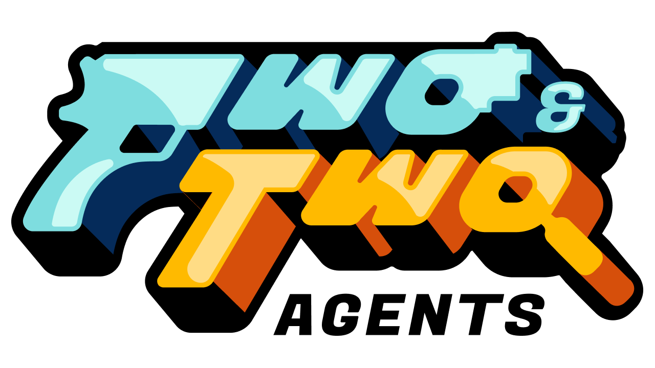 Two & Two: Agents logo with no outline